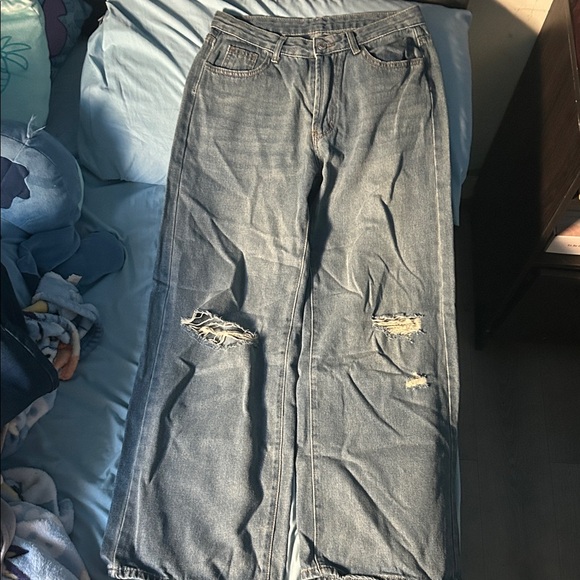 Shein light blue/grey jeans - Picture 1 of 4